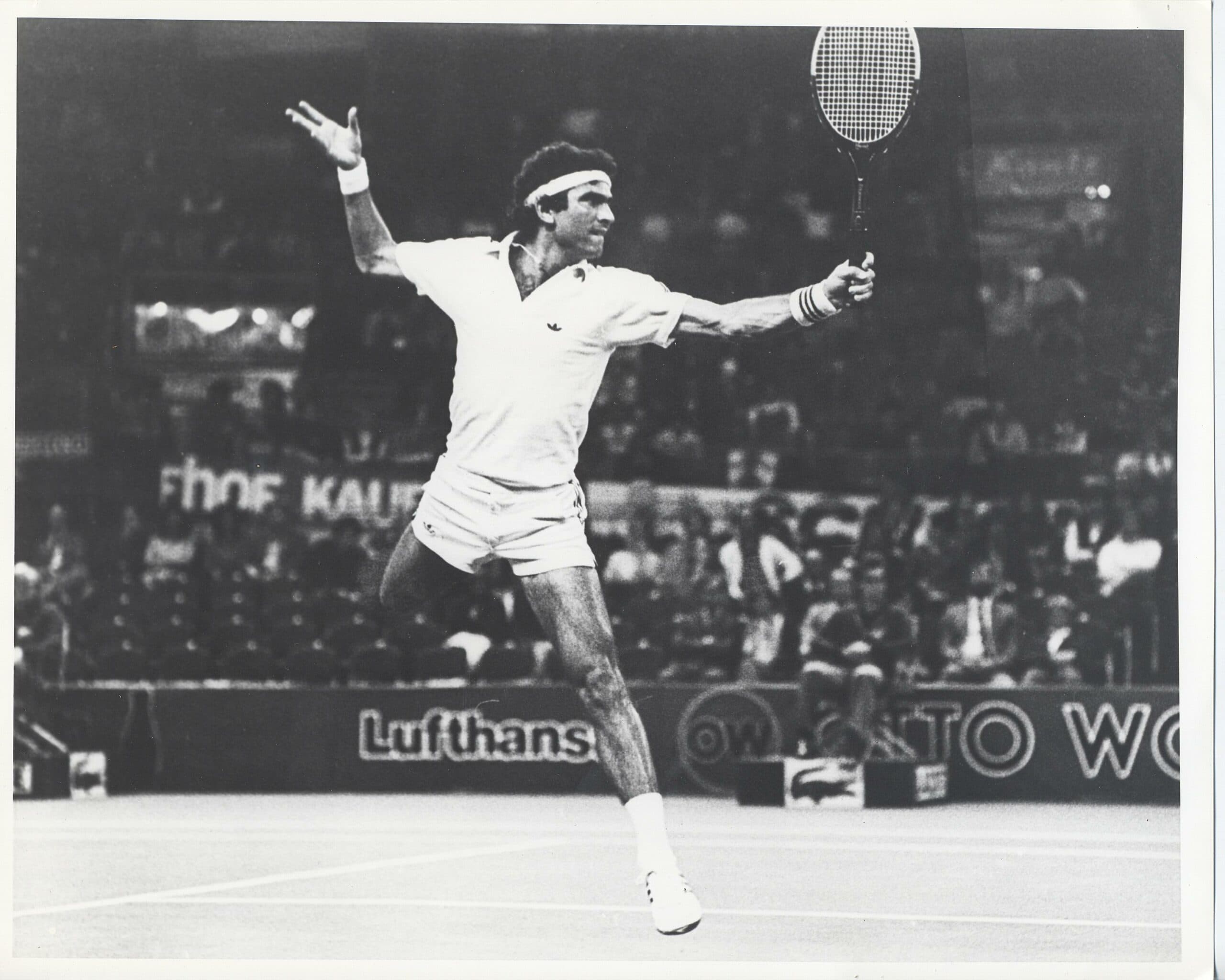 Nick Saviano winning an ATP Tour singles title in Nice, France, 1983
